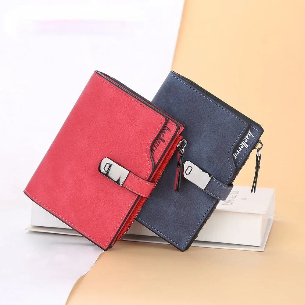 Women PU Leather Short Wallet Fashion Wallets Female Coin Purses Cellphone Clutch Card Holder 7Z