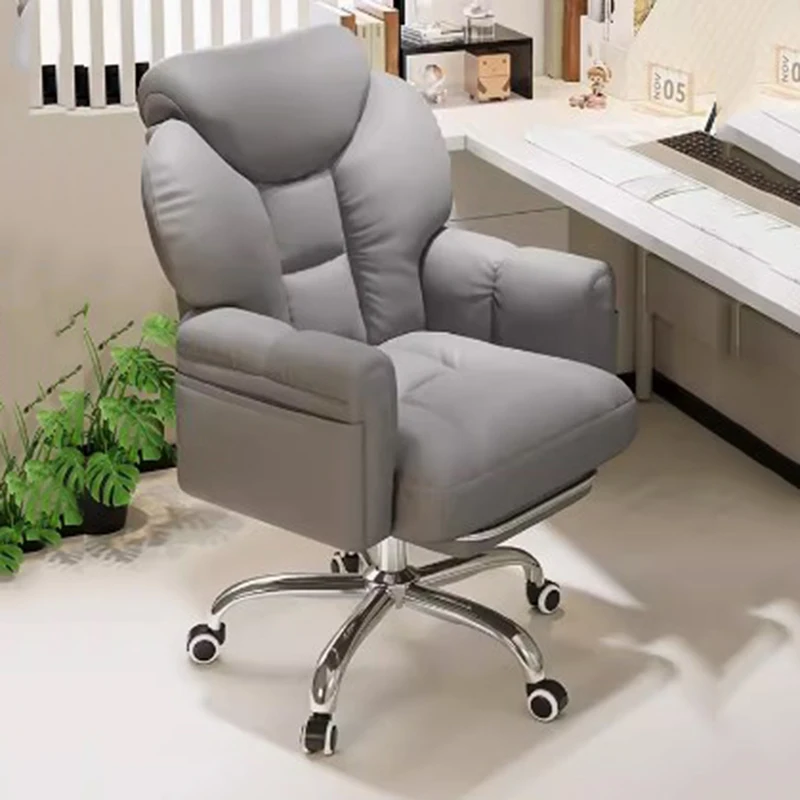 Back Rest Rotating Office Chair Universal Floor Nordic Design Office Chair Comfortable Luxury Cadeiras De Escritorio Furniture