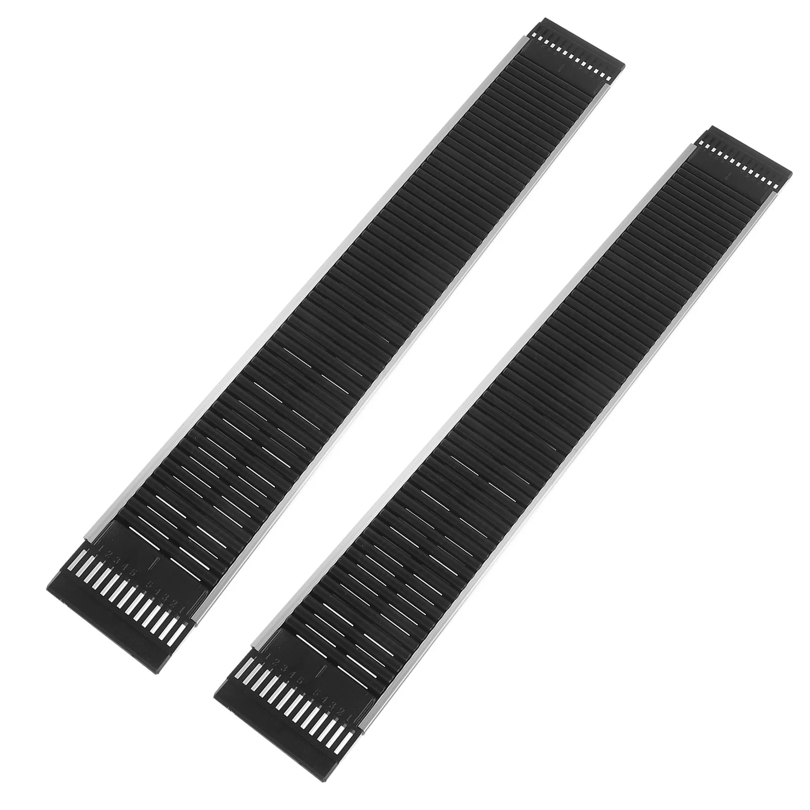 

2pcs Shelf Pusher Glide: Drink Replenishment Automatic Slide For Fridge Space-Saving Bottle Rail Beverage Organizer Kitchen Bar