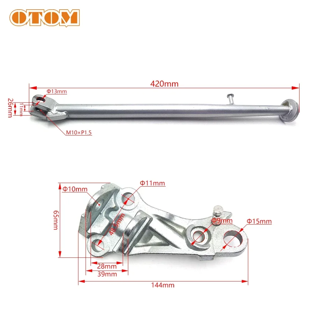 Motorcycle Kickstand Side Stand Kit Parking Footrest Modified Bracket For YAMAHA 2015-2019 WR250F WR250FK WR450F YZ250FX YZ450FX