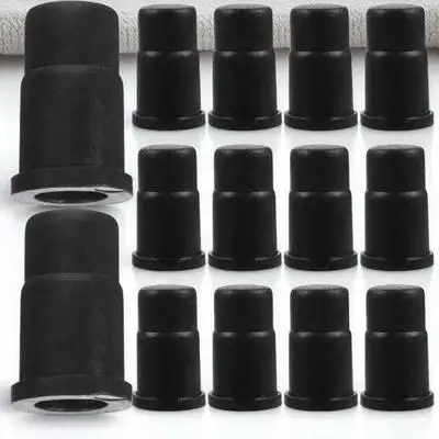 

40Pcs Furniture Caster Socket High Strength ABS Sleeve Inserts Mounting Socket for Stem Casters Chair Leg Replacement Home