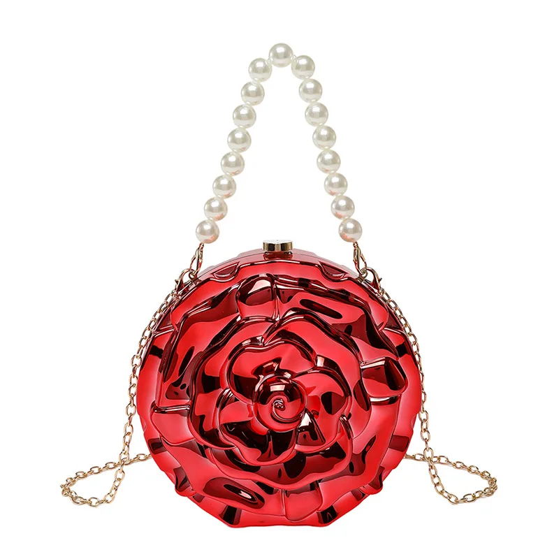 Acrylic Women Handbags Niche Banquet Shoulder Bag Luxury Designer Evening Clutch Golden Wedding Purses Party Tote Ladies 2025