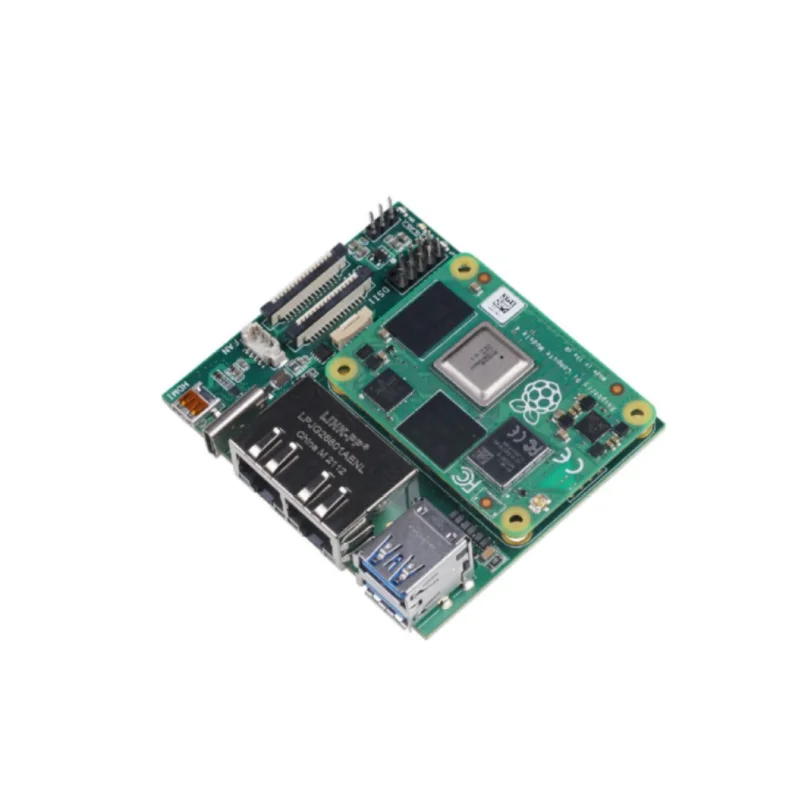 Dual Gigabit Ethernet Carrier Board for Raspberry Pi CM4 with 4GB RAM/ 32GB eMMC