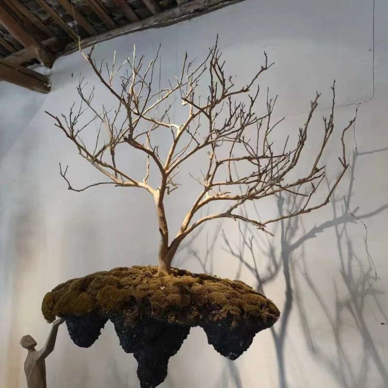 

[Poetry in the Air] Creative Abstract Entrance Ornament High-end Commercial Wood Carving Ornament Pure Handmade Art