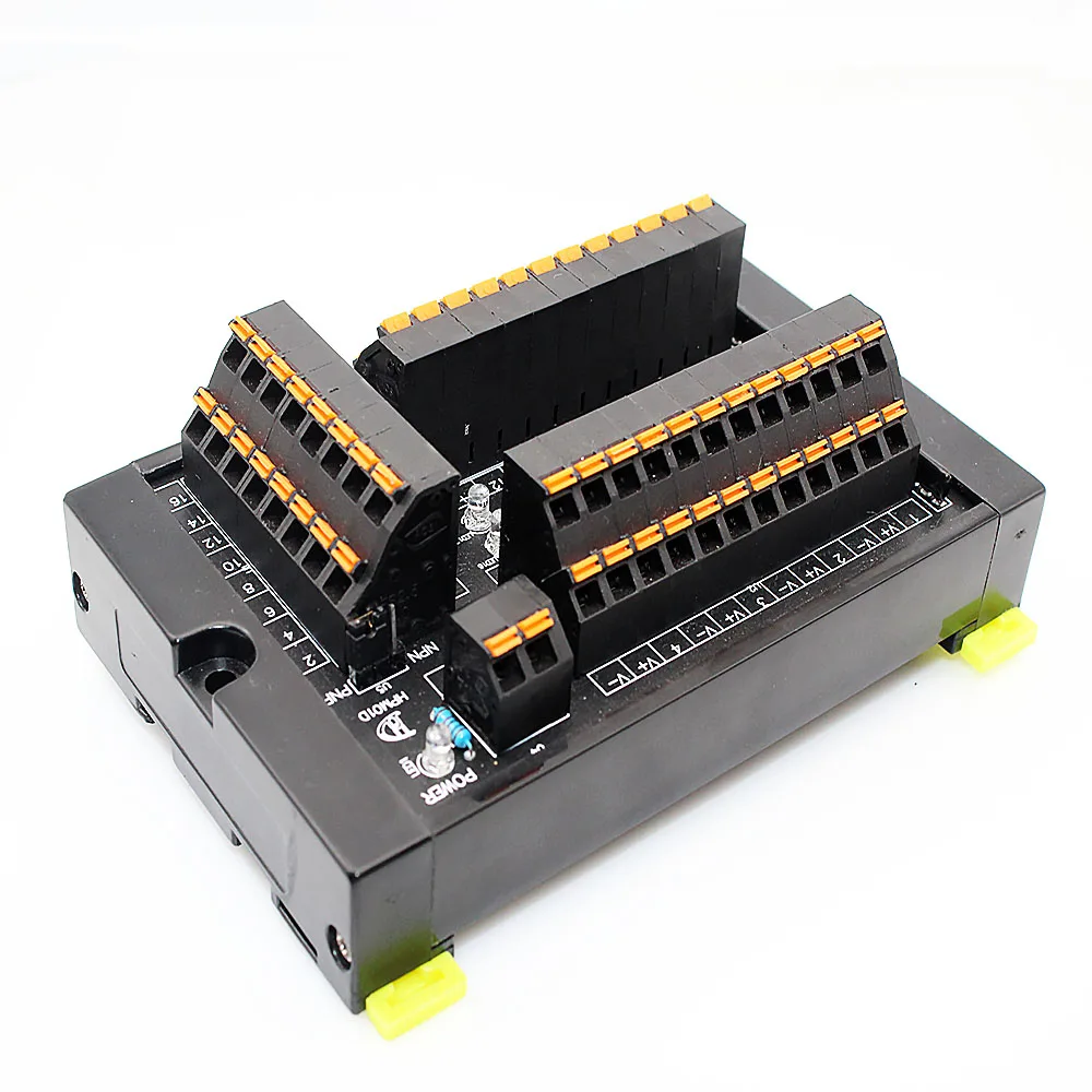 

16 in-line sensor DIN rail terminal connector I/O Close to the photoelectric switch junction box PNP/NPN common