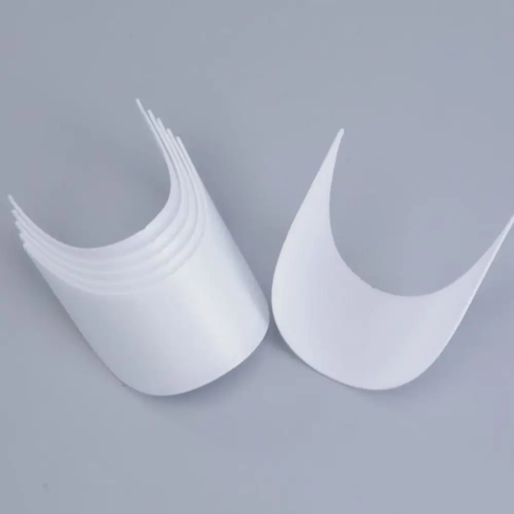 20Pcs DIY Baseball Cap Brim Peaked Removable Easy Insert Hat Brim Inserts Plastic Practical Cap Brim Replacement Children Caps