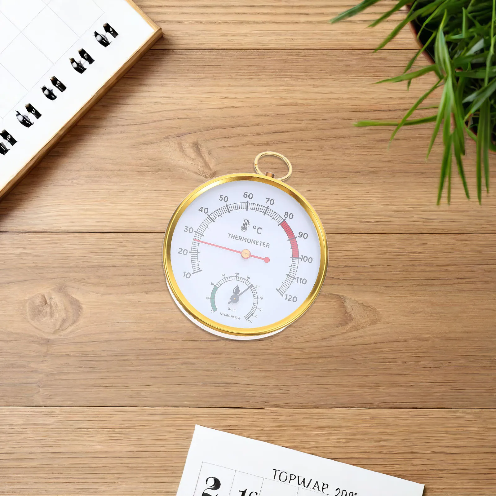 

Sauna Thermometer Hygrometer 10-120℉ 0-100% Rh High Temp Resistance For Steam Room Spa Accessories Temperature Humidity