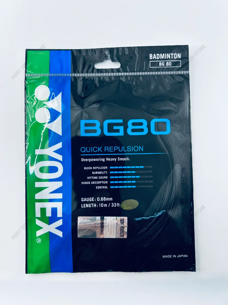 Yonex Nieuwe Badminton Racket String Yy Bg80 Hoge Kwaliteit String Hoge Elastische En Duurzame Netwerk String