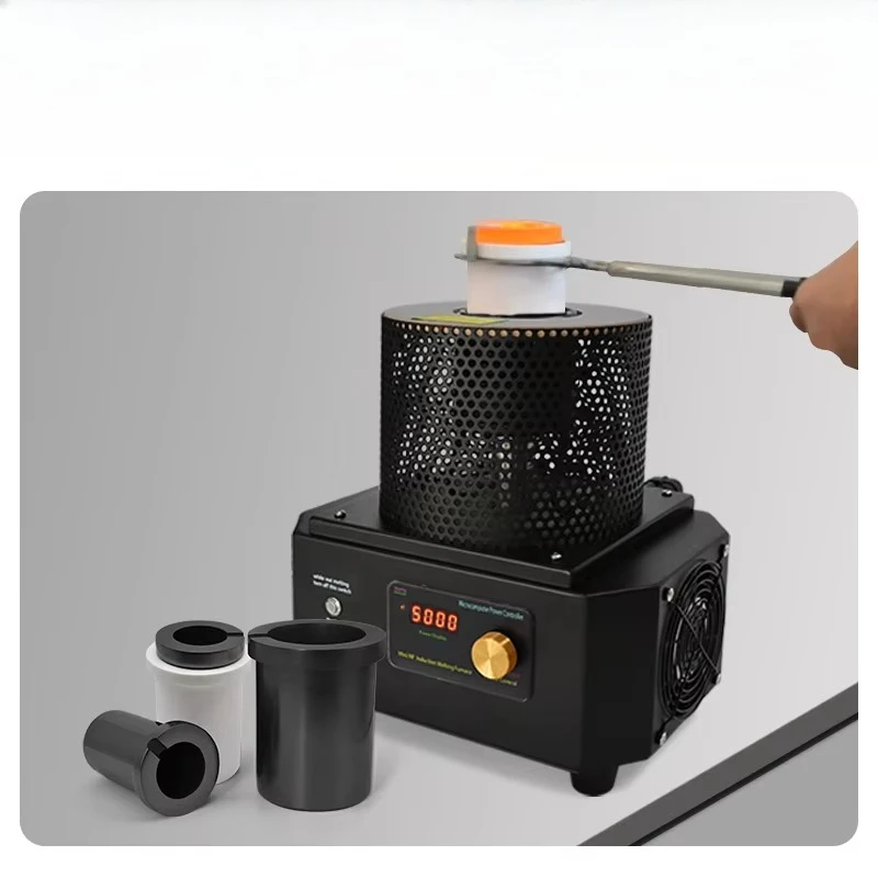 High Quality Portable Induction Furnace for Melting Metal Silver Aluminum Copper Steel Gold Melter Supplier Smelting Machine
