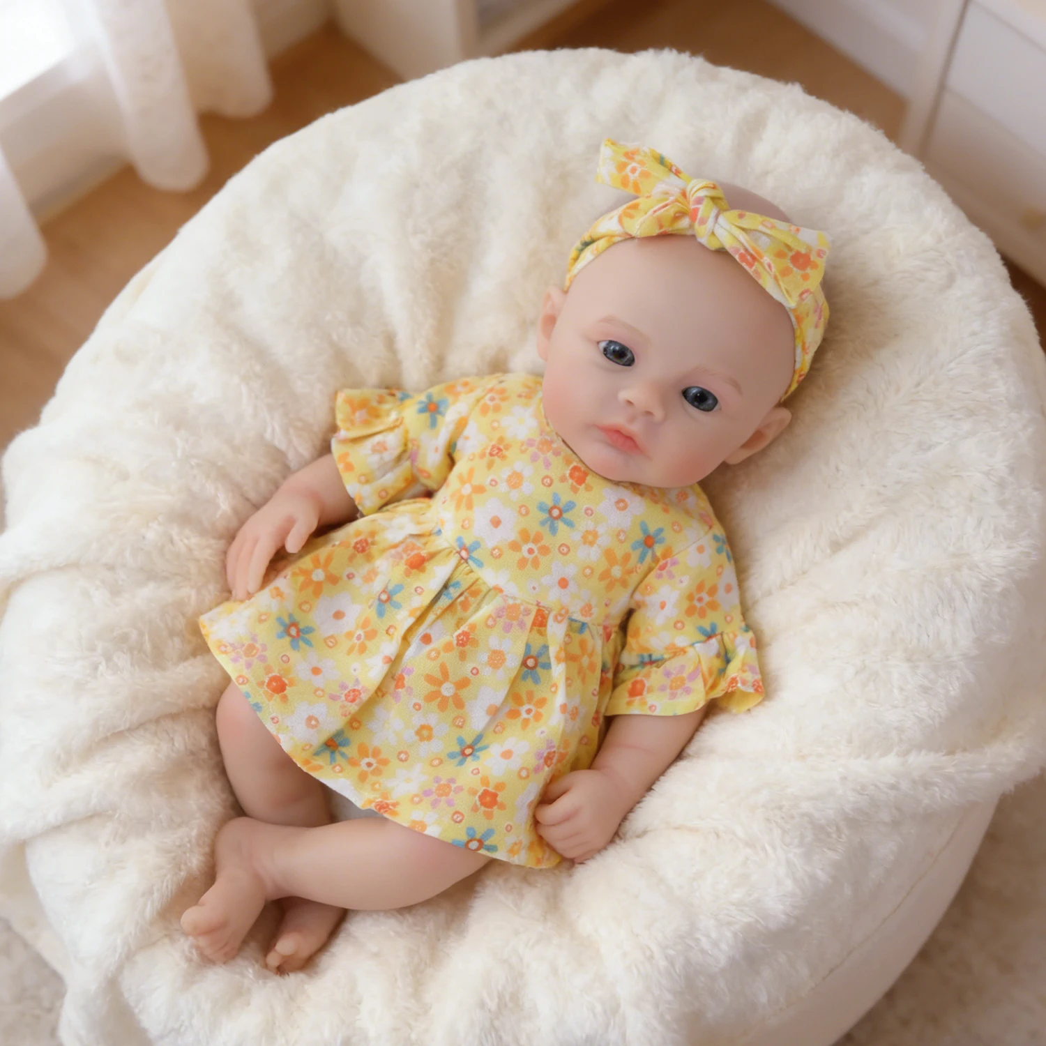 npk-12inch-solid-silicone-doll-reborn-baby-meadow-in-silicone-version-elastic-strechable-collectible-art-doll