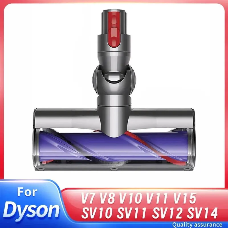 Electric Direct Dirve Vacuum Head for Dyson V7 V8 V10 V11 V15 Hardwood Floor Attachment Bristle Roller Brush Parts