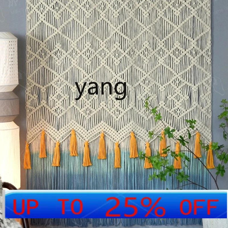 

LMM Original Hand-Woven Half Shade Portiere Curtains Partition Punch-Free Size