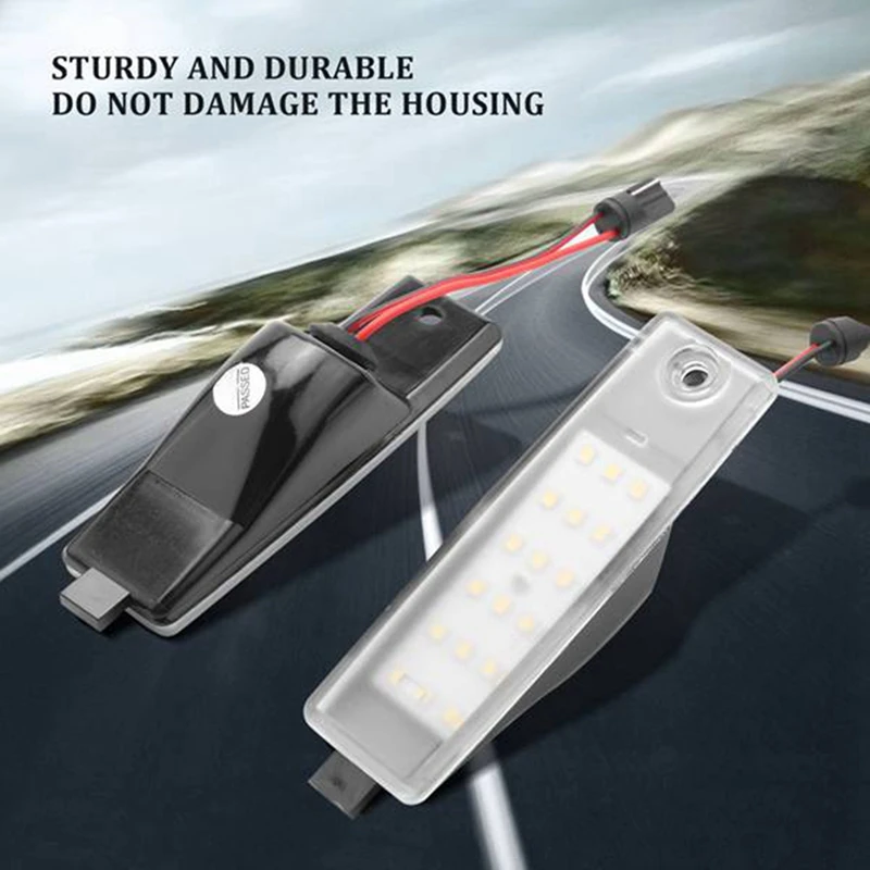 

Белый светодиодный номерной знак для Toyota Hiace Hi-Ace H200 2004-2012, Аксессуары для автомобилей