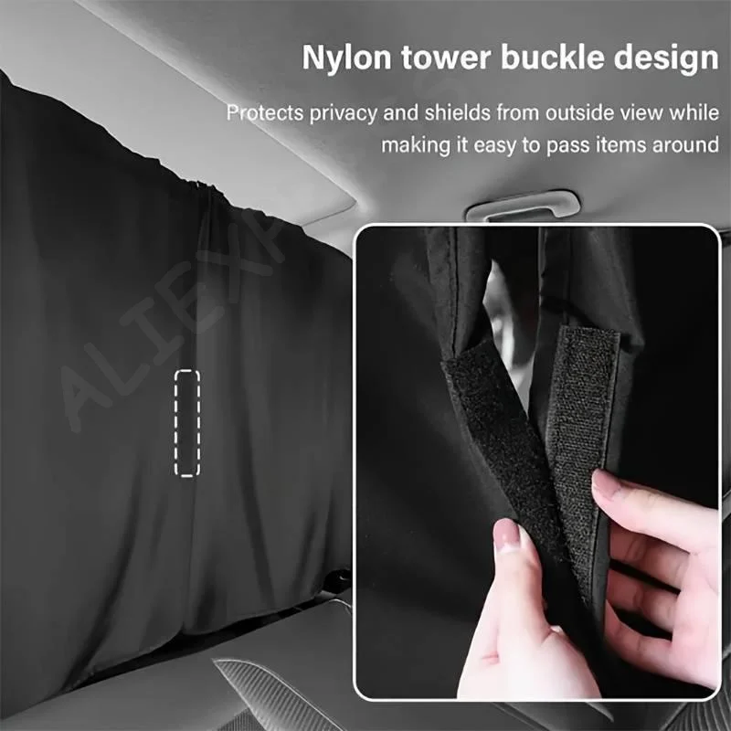 Car Curtain Set for Privacy Universal Sunblock UV Protection Travel Sleeping Night Camping 2 or 2/4Pcs