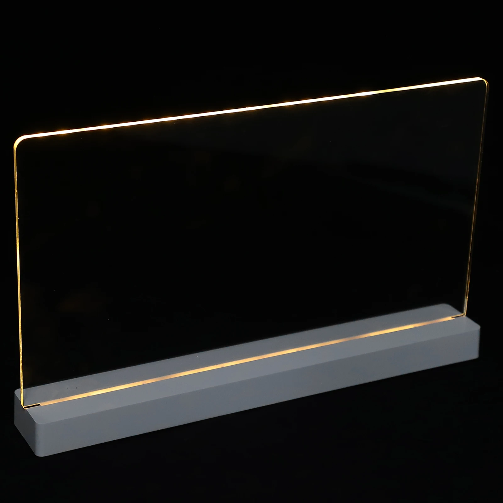 

Fluorescent Board Bar Menu Display Screen Transparent Acrylic Decorative Light Office