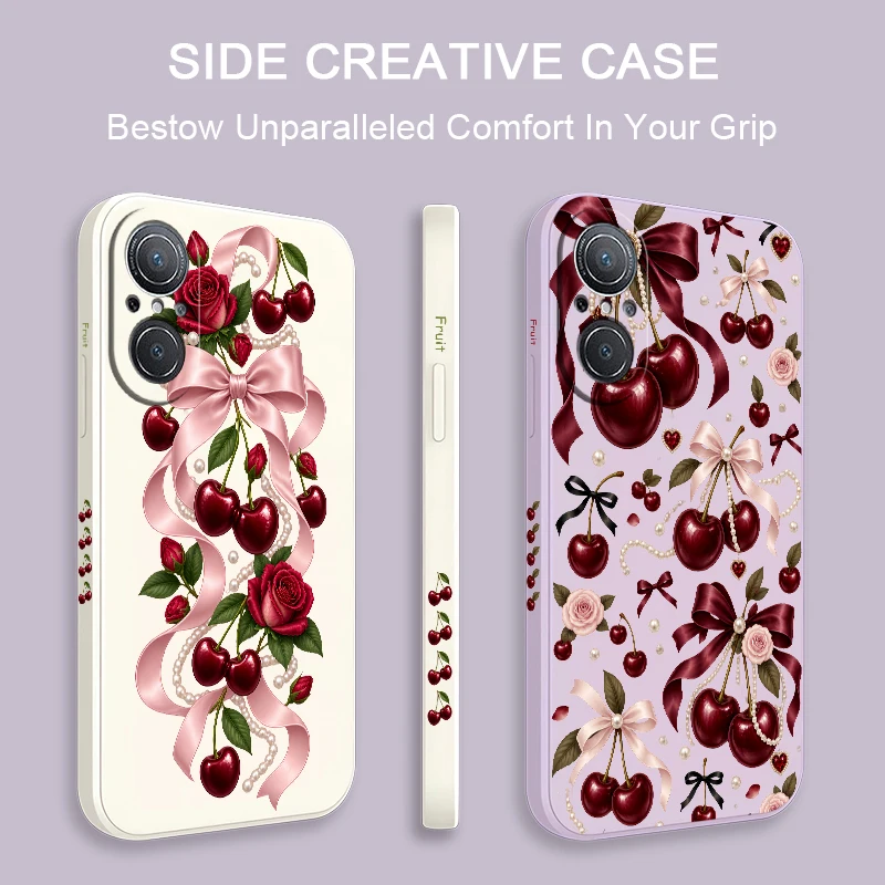 Cherry Fruits Case For Huawei Y9 Prime Y7 Pro 2019 Y7A Y9S Nova 6 9 SE 8i 5T 3i P20 P30 P40 Lite E P Smart Z Plus Soft TPU Coque - view 2