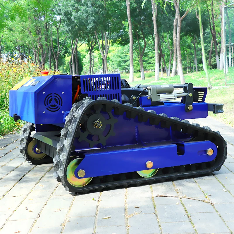 

Customizable wireless remote control 24V lawn mower self-propelled track type household small and convenient