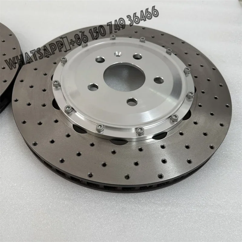 

Hot High Performance Custom Design Aluminum Hat 2 Piece Brake Rotors Disc for Audi S6 S7 RSQ8 RS7 SQ7