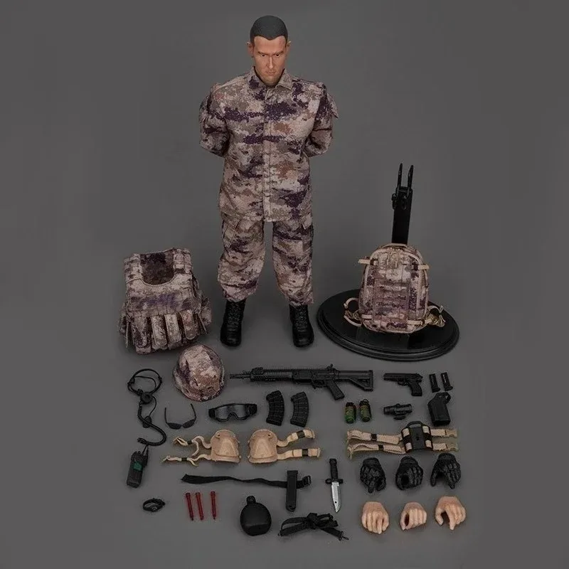 نموذج جندي ذكر عسكري صيني بمقياس 1/6 محارب الاعتداء الشرقي لشخصية الحركة مقاس 12 بوصة لتزيين المشهد #5