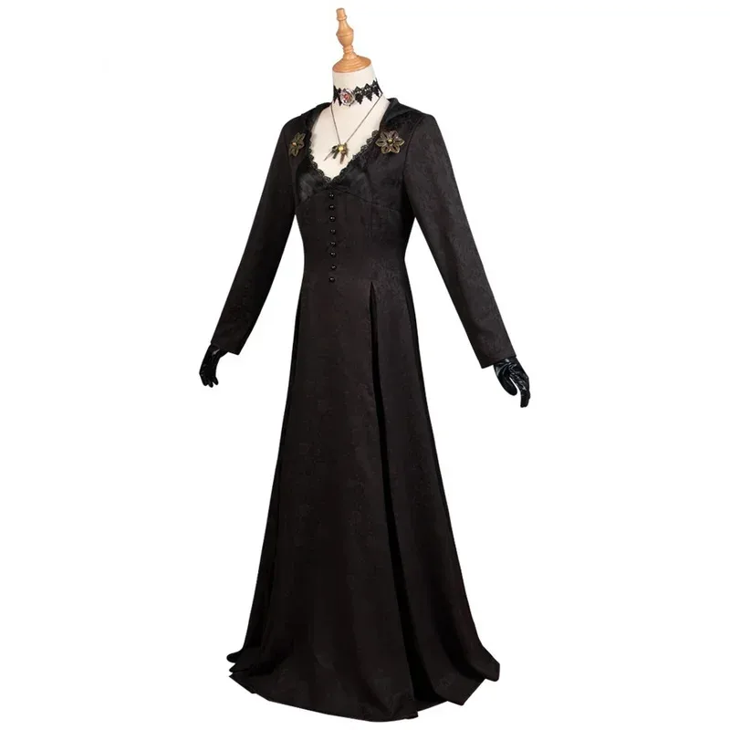 

Evil Village Bela Cassandra Daniela Cosplay Costume Vampire Lady Dress Outfits Halloween Carnival Suit hh:5