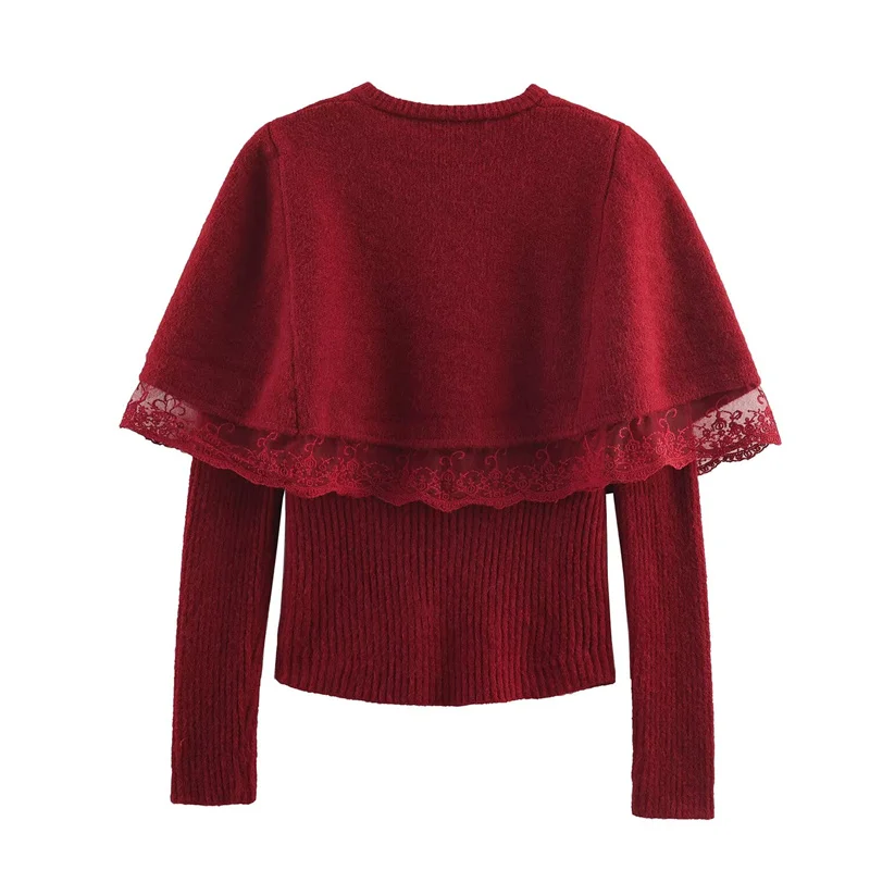 قميص نسائي لخريف 2025 جديد بلون سادة وأكمام طويلة كيب مكون من قطعتين طقم علوي غير رسمي أنيق وأنيق #5