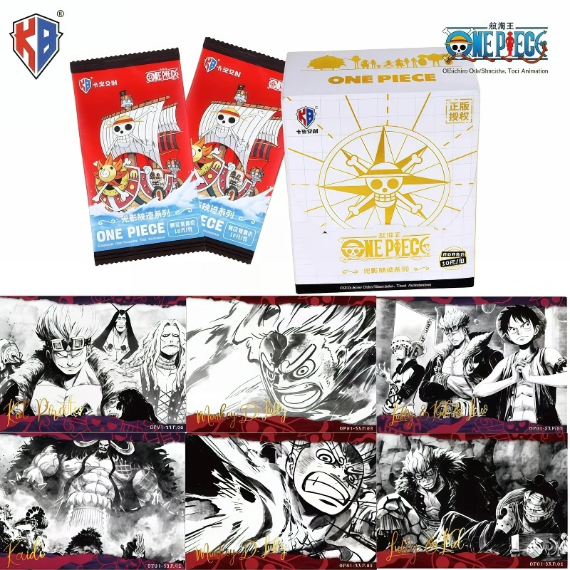 KABAO Neue One Piece Offizielle Original-Serie Sammelkarten Anime-Zubehör Cooler Tintenstil Sammelkarten Festival Exquisites Geschenk