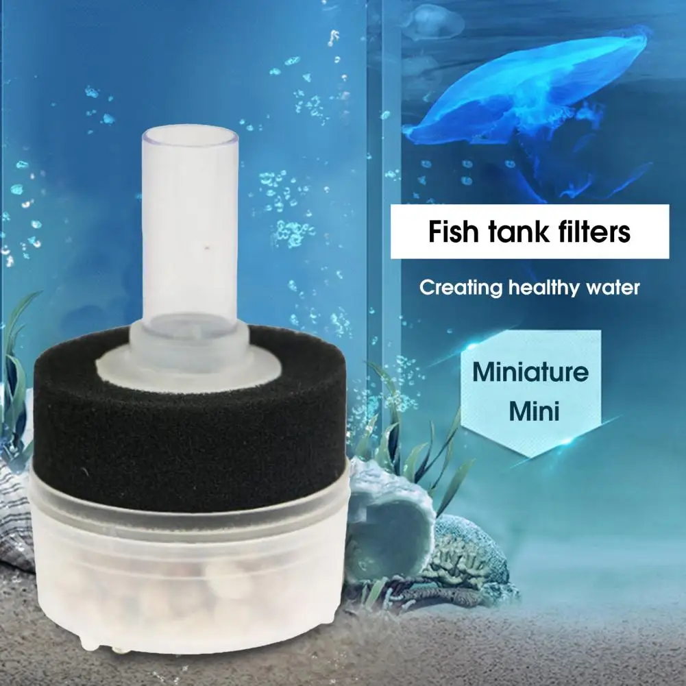 Practical Filter Pump Replaceable Long-lasting Aquarium Filter with Hard Trachea  Lightweight Water Pump Filter Pet Supplies