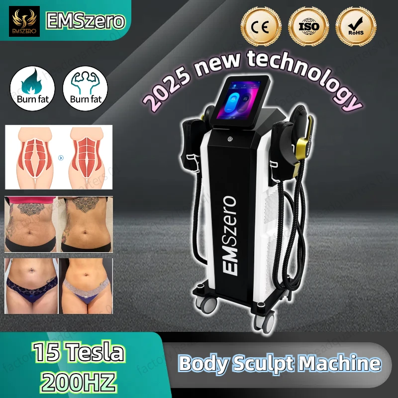 

EMSzero NEO 15Tesla 6500W Body Slimming Nova Fat Burning Muscle EMS Sculpting Electromagnetic Stimulate Sculpt Therapy Machine