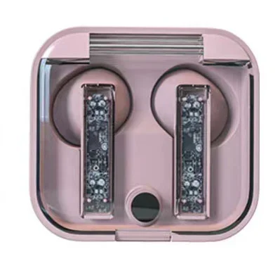 

New mini transparent space capsule wireless bluetooth noise reduction headset TWSOWS in-ear private waterproof long battery life