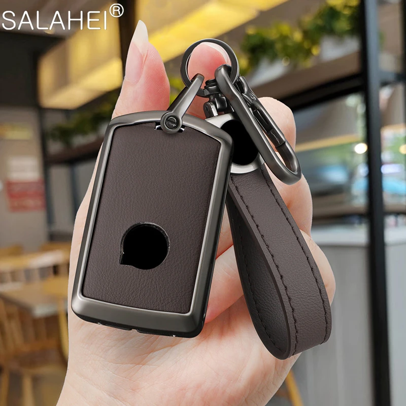 Metal Car Remote Key Case Cover Shell Fob For Volvo S60 S90 XC40 XC60 XC90 V60 V90 T5 T6 T8 Polestar 1 Polestar 2 Accessories