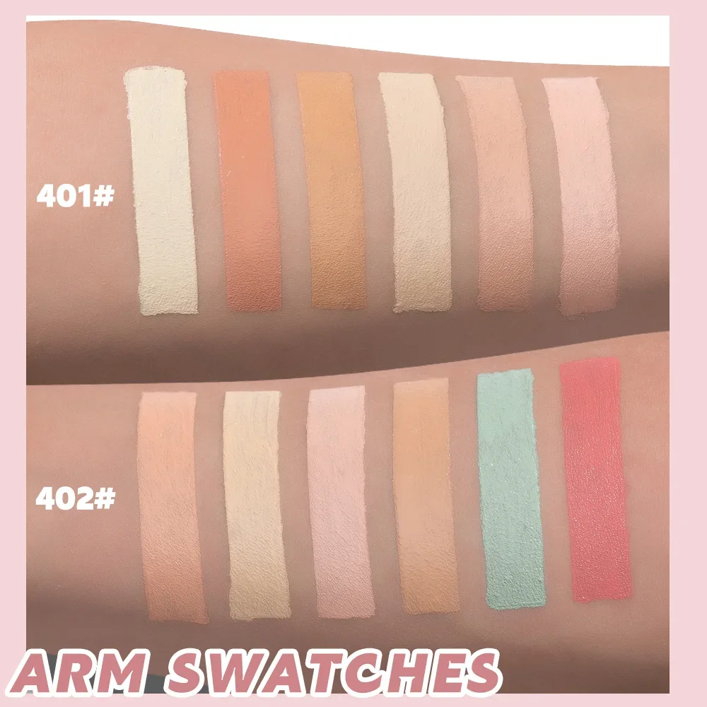 美容艶出しコンシーラークリーム 3 色色補正長期着用フルカバレッジ防水ニキビくま美白