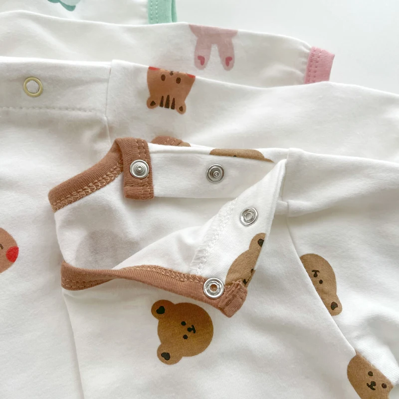 2Pcs Autumn Baby Clothes Set Bear Bunny Toddler Tops Pants Home Kids Loungewear Baby Outfit Suit Children Boys Girls Clothing