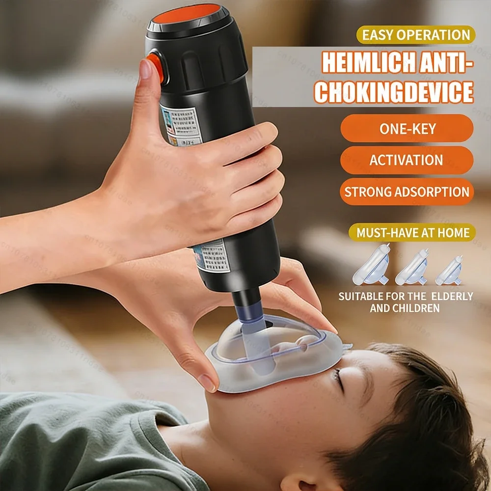 Automatisch anti-verstikkingszuigapparaat Heimlich CPR EHBO levensreddend hulpmiddel noodhulp anti-verstikking reddingskit voor volwassenen en kinderen