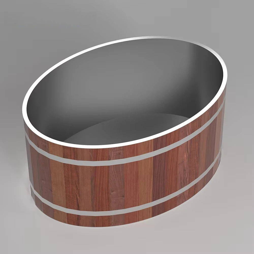 

Syochi Steel Wood Кедр Водонепроницаемая холодная пробка Спа-ванна для охладителя для ледяной ванны