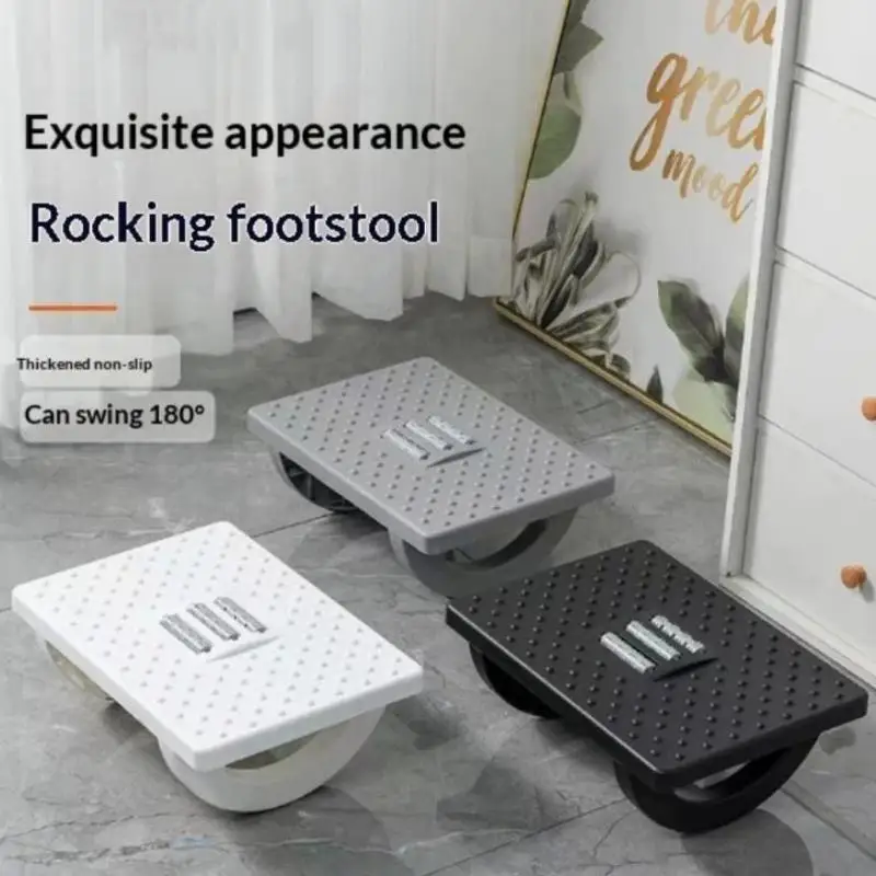 Ergonomic Portability Foot Rest Under Desk Footrest Foot Stool With Massage Rollers Non Slip Support Foot Rest For Home Office