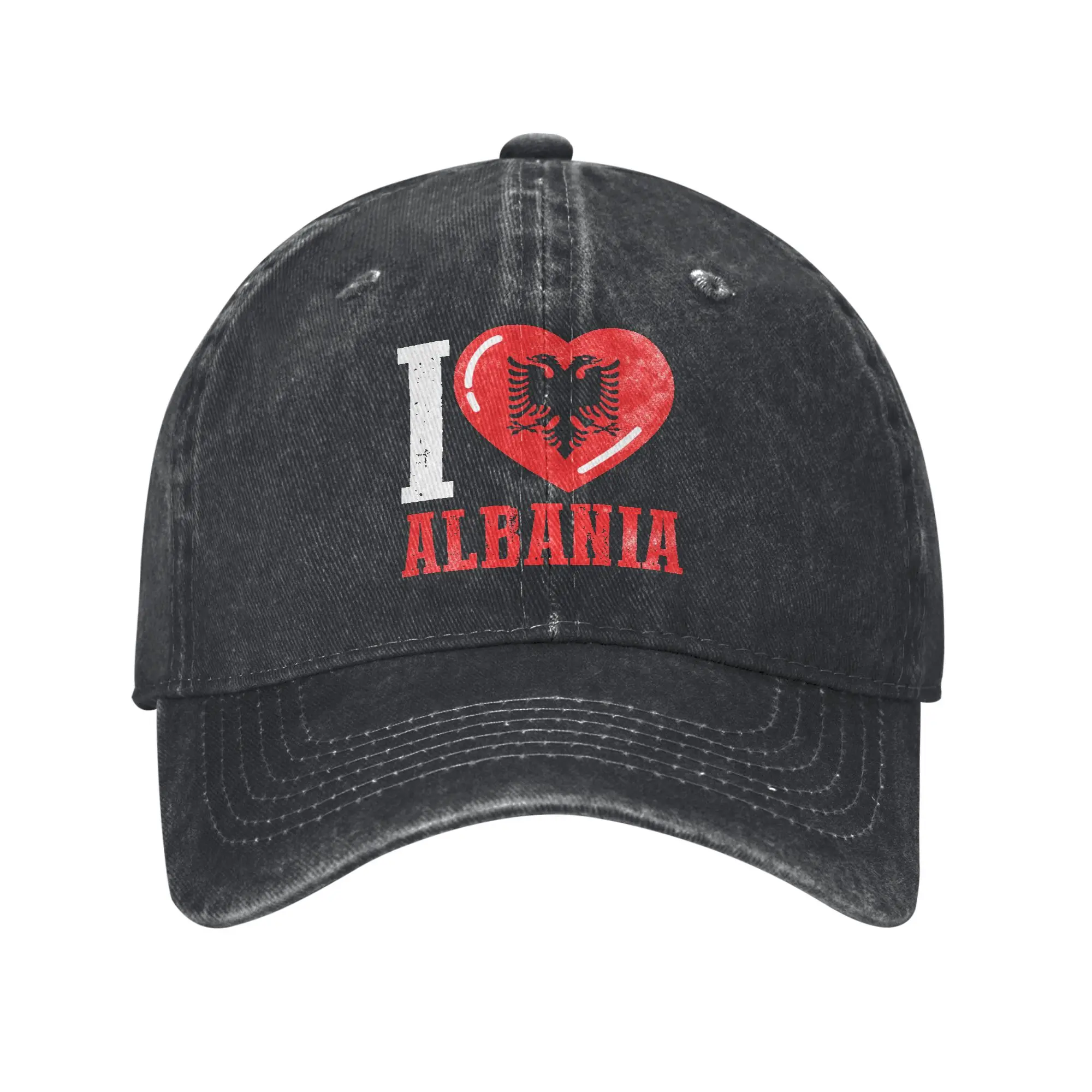 bone-personalizado-i-love-albania-ajustavel-com-Aguia-albanesa-para-mulheres-e-homens-bone-de-pai-primavera