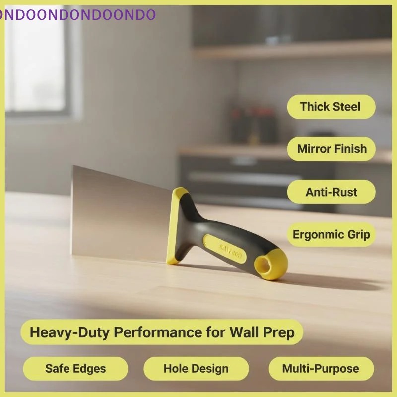 Stainless Steel Putty Knife Plastic Handle Scraper Flexible Blade Filling Painting Tool For DIY Wall Renovation Construction Us