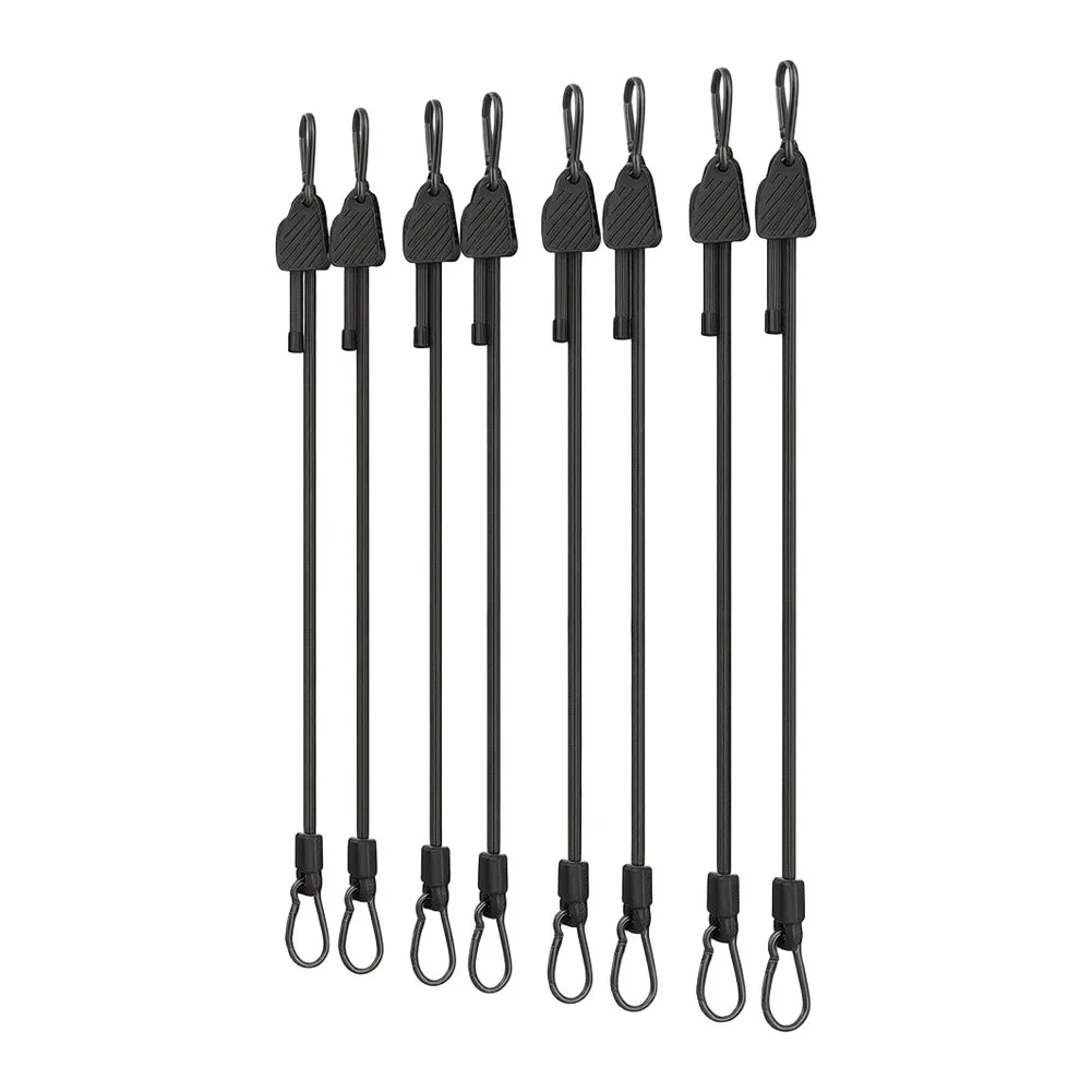 Bungee Cords 36 pcs 7 to 36 Inch Adjustable Length Natural Rubber Elastic Rope with  Bungee Cords 36 pcs 7 to 36