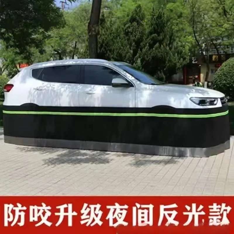 Scratch-resistant felt car fence, engine compartment, mouse-proof cover, cat and dog protection net