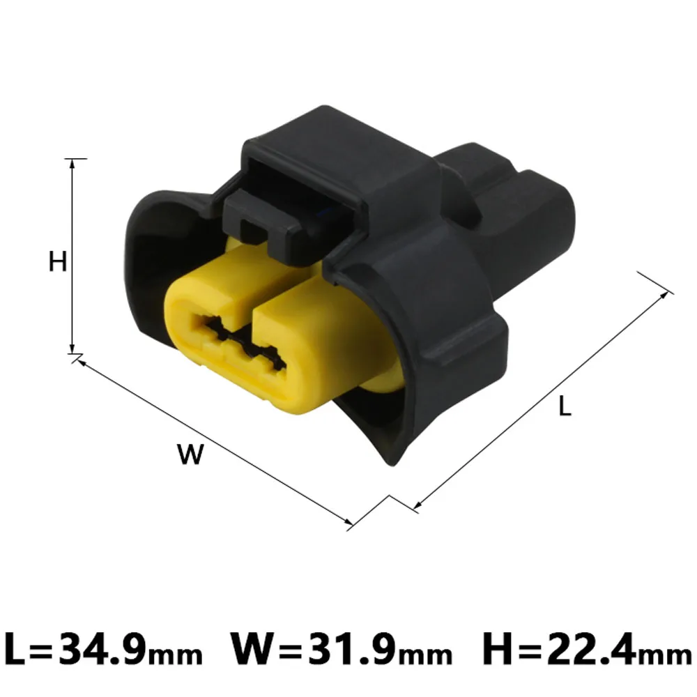 2Pin female Auto connector,Auto lamp holder for H11,H8 fog lamps plug for Toyota,Nissan,Honda, Mitsubishi etc.