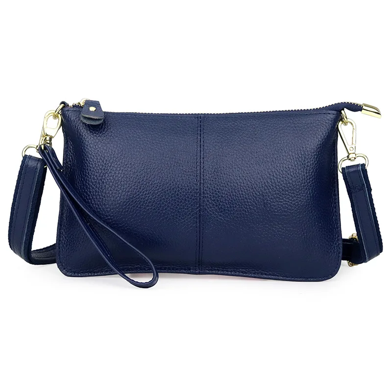 Genuine Leather Women Bag Fashion Travel Large Capacity Clutch Mobile Phone Key Storage Handbag Shoulder Crossbody Bag for Women