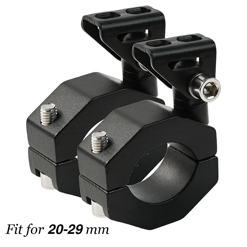 2pcs Motorcycle LED Headlight Spotlight Mount Bracket Fog Light Auxiliary Lamp Bumper Clamps Holder Accessories Easy to Install