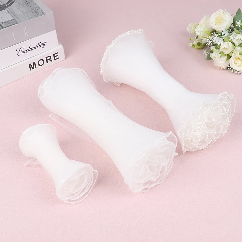 Bilateral Waves Flower Wrapping Paper Wave Yarn Florist Bouquet Packaging Lace Mesh Florist Bouquet Gift Packaging Supplies