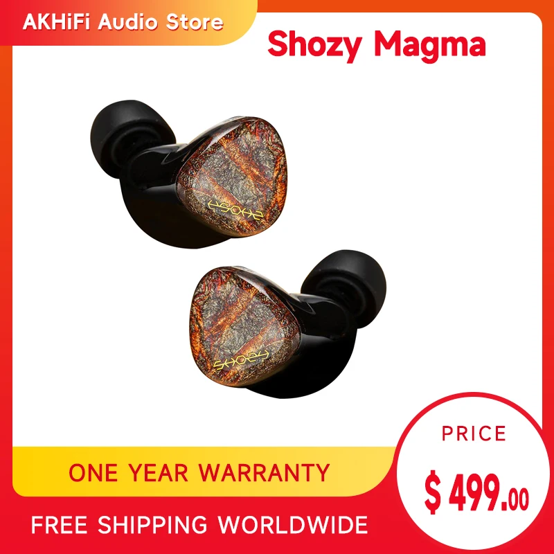 

Shozy Magma 2EST+1BA+1DD In Ear Earphones In-Ear Headphones Hi-Fi Music Earphone Earplugs Detachable Cable