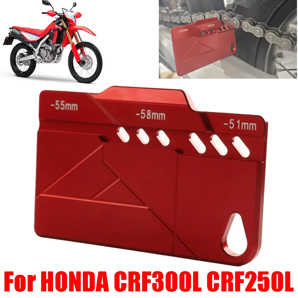 

Инструмент для проверки натяжения цепи мотоцикла HONDA CRF300L CRF250L CRF250 CRF300 Rally CRF, приспособление для регулировки зазора цепи