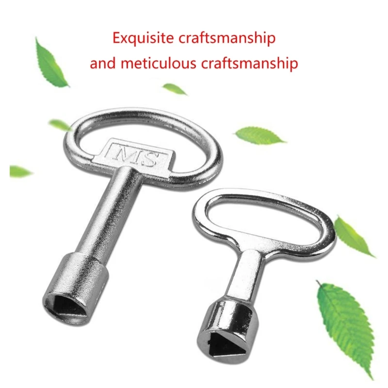 Universal Utilities Key Functional Universal Cross Key Zinc Alloy Plumbers