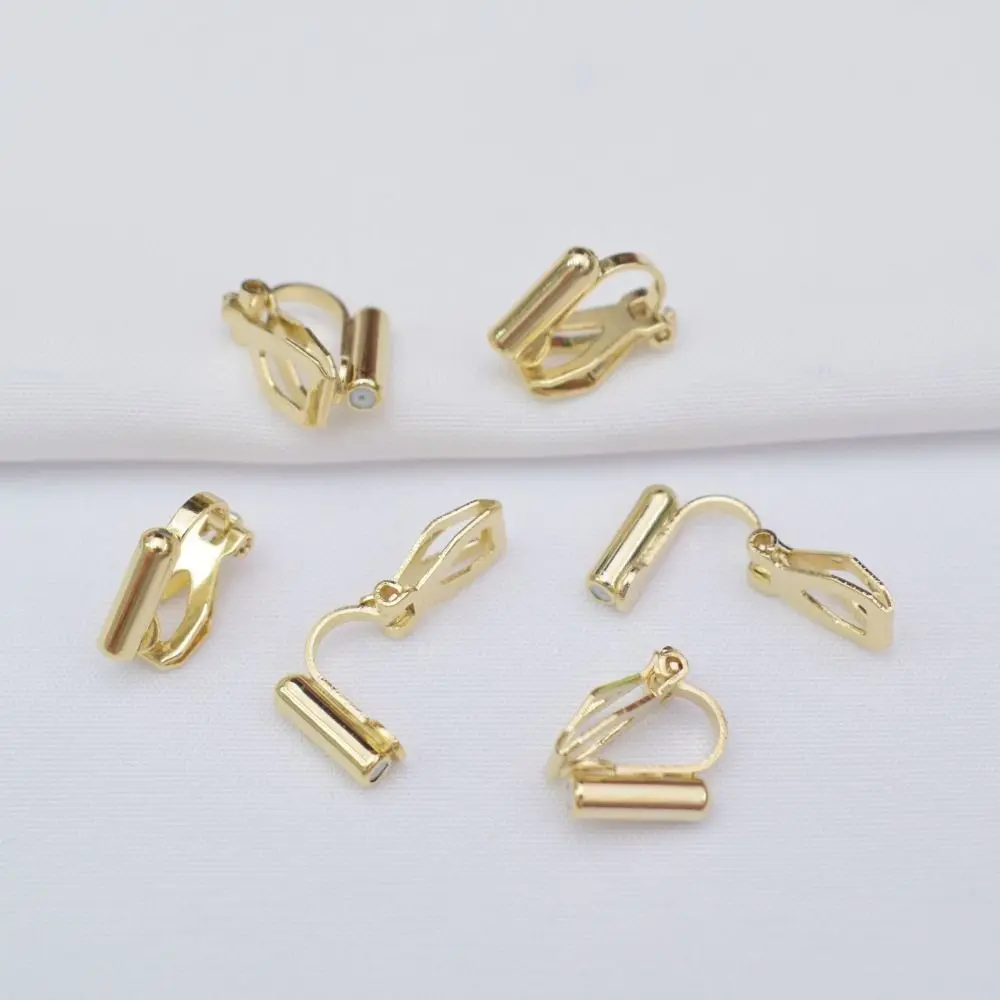 Painless Clip-on Earring Converters Hole-free Stud Earrings DIY Invisible Ear Cuff Platinum Ear Clip Ear Clip Converter