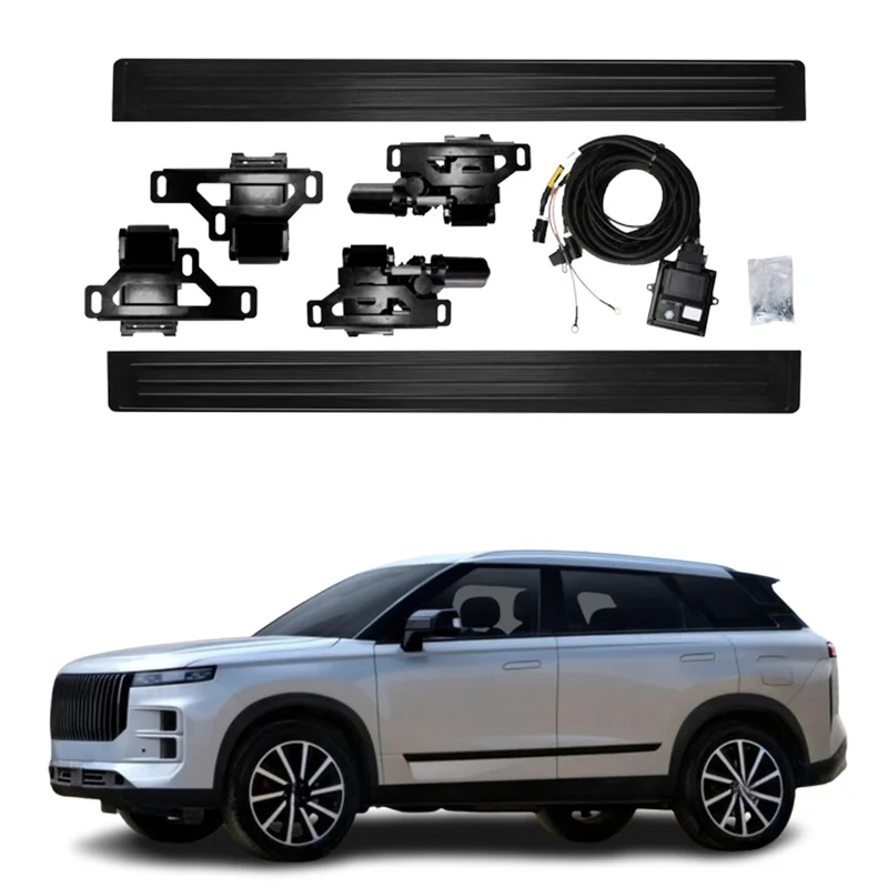 High Quality Jaecoo J7 2024 Aluminum Alloy Bracket Automatic Power Running Boards Custom Vehicle Upgrade Accessories