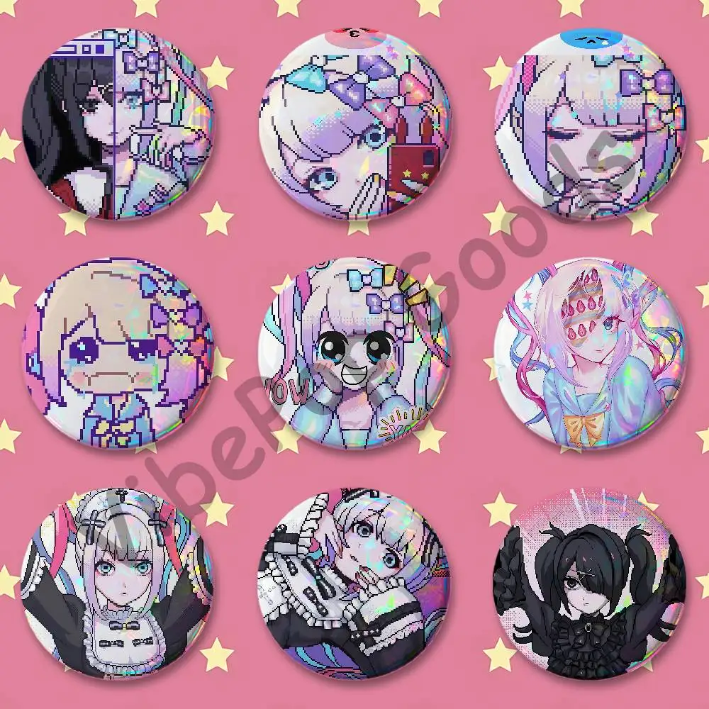 K-KAngel NEEDY Girl Badges 25 32 44 58 75 mm Round Customizable Wholesale Fan goods Self-made fan freebies