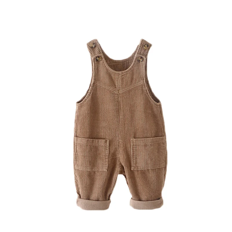 Lawadka 9M-36M Autumn Spring Corduroy Jumpsuit For Baby Fashion Toddler\'s Overalls Girls Boys Pants Casual Playsuit Trousers New